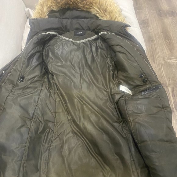 Rudsak Women's Brown Down Parka with Removable Fur - Picture 7 of 10